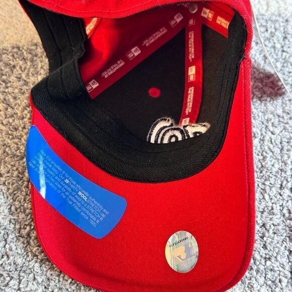 Washington Nationals Hat New era Cap Wool Blend Stretch Flex Sz Small/ Medium - Picture 9 of 11